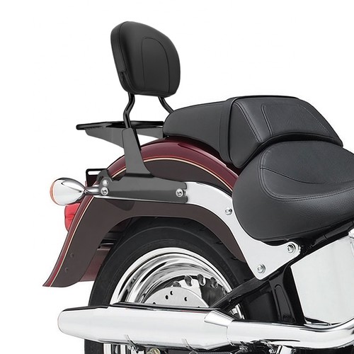 Black sissy bar backrest large - black,
