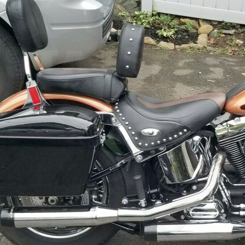 Black studded driver backrest - black,